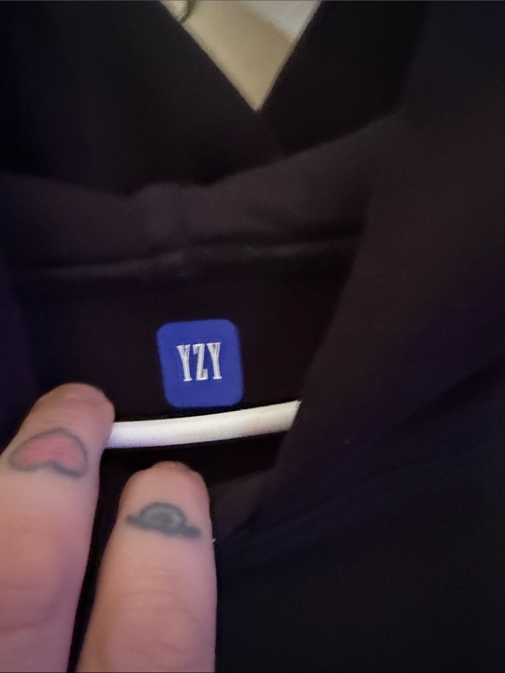 Yeezy Black Hoodie Sweatshirt - Picture 2 of 2